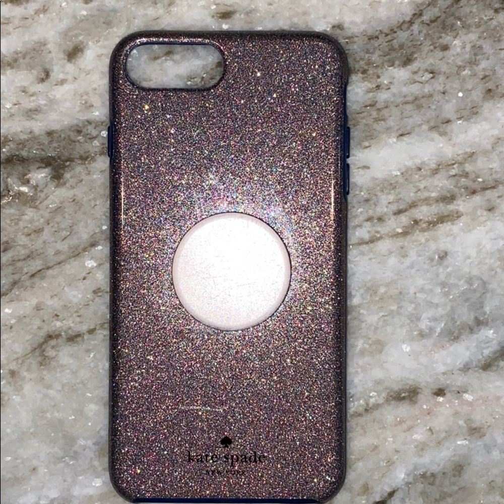 Kate Spade iPhone 8+ plus case & PopSocket